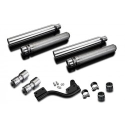 DELKEVIC slip on bull nose 550mm udstdning XVS 1100 Dragstar/Classic (98-09)