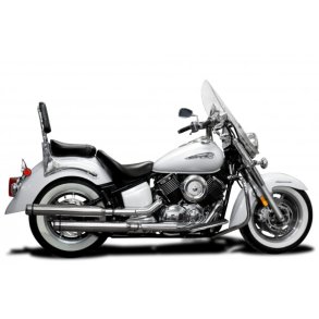 DELKEVIC slip on bull nose 550mm udstdning XVS 1100 Dragstar/Classic (98-09)