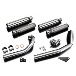 DELKEVIC Komplet 2-2 bull nose 410mm udstdning XVS 650 (97-03)