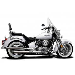 DELKEVIC slip on slash cut 550mm udstdning XVS 1100 Dragstar/Classic (98-09)