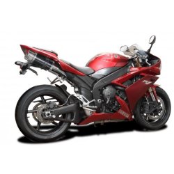 Delkevic dobbelt runde Carbon Udstdninger - Yamaha YZF-R1 2007-2008