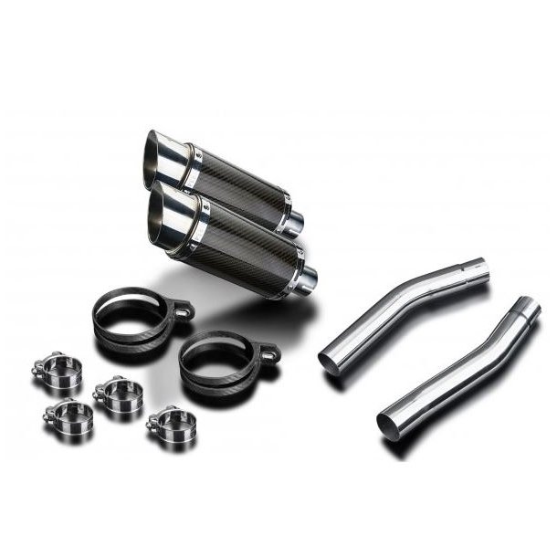 Delkevic dobbelt runde Carbon Udstdninger - Yamaha YZF-R1 2007-2008