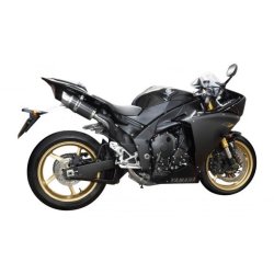 Delkevic dobbelt runde Carbon Udstdninger - Yamaha YZF-R1 2009-2014