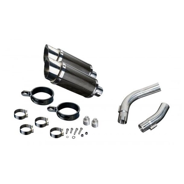 Delkevic dobbelt runde Carbon Udstdninger - Yamaha YZF-R1 2009-2014