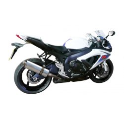 Delkevic Slip-On Udstdning Rustfri GSX-R 600 (08-10)