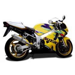 Delkevic Slip-On Udstdning Rustfri GSX-R 600 (01-05)