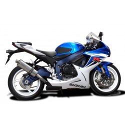 Delkevic Slip-on Udstdning Rustfri GSX-R 750 (11-16)