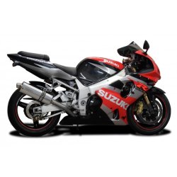 Delkevic Slip-on Udstdning Rustfri GSX-R 1000 (01-02)