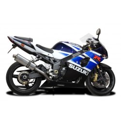 Delkevic Slip-on Udstdning Rustfri GSX-R 1000 (03-04)