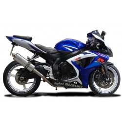 Delkevic Slip-on Udstdning Rustfri GSX-R 750 (06-07)