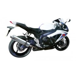 Delkevic Slip-on Udstdning Rustfri GSX-R 750 (08-10)