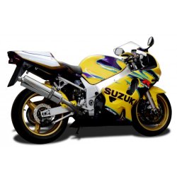 Delkevic Slip-on Udstdning Rustfri GSX-R 750 (00-05)