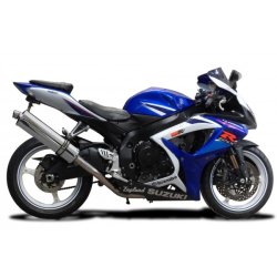 Delkevic Slip-On Udstdning Rustfri GSX-R 600 (06-07)