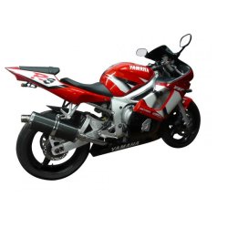 Delkevic Rund Carbon lang Udstdning - Yamaha YZF-R6 1999-2002