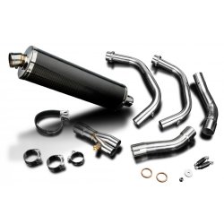 DELKEVIC Komplet 2-1 oval carbon udstdning CMX 500 (17-24)