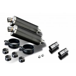 Delkevic Slip-on Udstdning Carbon EN 500 (98-02)