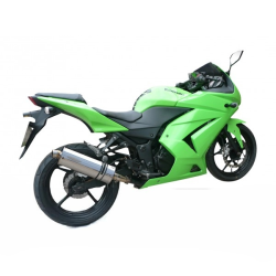 Delkevic komplet 2-1 Rustfri Udstdning Ninja 250 (08-13)