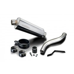 Delkevic Slipon Udstdning Rustfri Speed Triple 955 HJ (02-04)