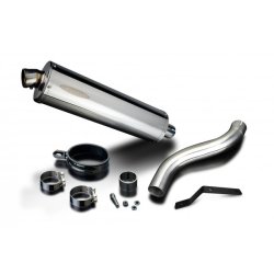 Delkevic Slipon Udstdning Rustfri Speed Triple 955 HJ (02-04)