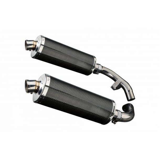 DELKEVIC slip-on oval Carbon udstødning ST 1100 Pan European (89-02)