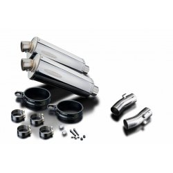 Delkevic Slip-On Udstdning Rustfri CB 1300 (97-03)