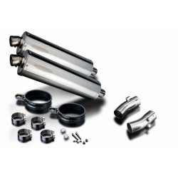 Delkevic Slip-On Udstdning Rustfri CB 1300 (97-03)