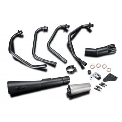 Delkevic Komplet 4-1 Udstdning Megaphone Sort CB 550 Four (75-77)