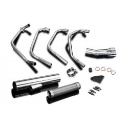 Delkevic Komplet 4-1 Udstdning Straight Rustfri CB 550 Four (75-77)