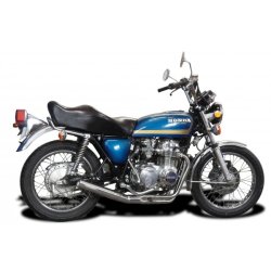 Delkevic Komplet 4-1 Udstdning Straight Rustfri CB 550 Four (75-77)