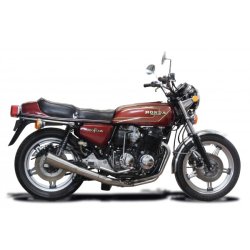 Delkevic Komplet 4-1 Udstdning Megaphone Rustfri CB 750 F (77-78)