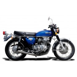 Delkevic Komplet 4-1 Udstdning Straight Rustfri CB 750 K (69-76)