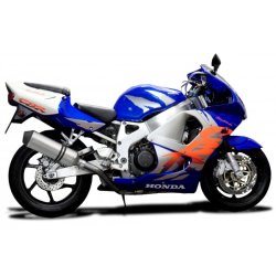 Delkevic Komplet 4-1 Udstdning Titanium 343mm CBR 900 RR (92-99)