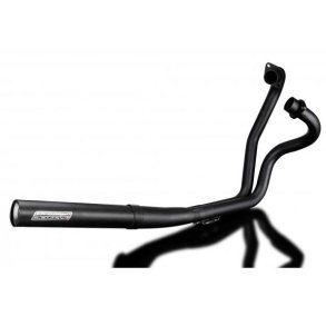 Delkevic CLASSIC straight udstdning Sort - Yamaha XS650S 1978-1986