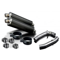 Delkevic Slip-on Udstdning Carbon VTR 1000 Firestorm (97-03)