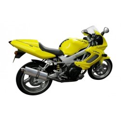 Delkevic Slip-on Udstdning Rustfri VTR 1000 Firestorm (97-03)