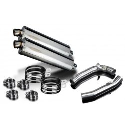 Delkevic Slip-on Udstdning Rustfri VTR 1000 Firestorm (97-03)