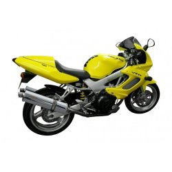 Delkevic Slip-on Udstdning Rustfri VTR 1000 Firestorm (97-03)