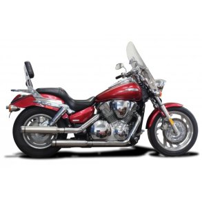 Delkevic Slipon Udstdning Rustfri Bull Nose VTX 1300C (01-09)