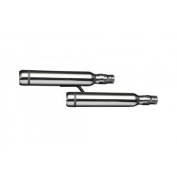 Delkevic Slipon Udstdning Rustfri Bull Nose VTX 1300C (01-09)