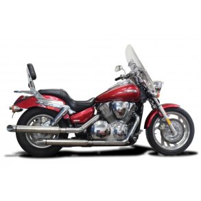 Delkevic Slipon Udstdning Rustfri Slash Cut VTX 1300C (01-09)