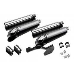 Delkevic Slipon Udstdning Rustfri Turn Out VTX 1300C (01-09)