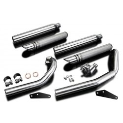 DELKEVIC Komplet 2-2 slash cut 550mm udstdning XVS 650 (04-16)