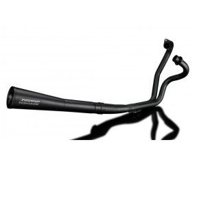 Delkevic CLASSIC MEGAPHONE udstdning Sort - Yamaha XS650 SE-B 1978-85