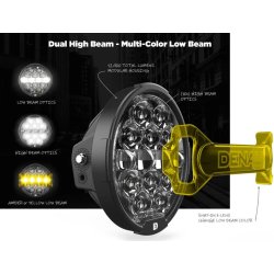 Denali D14 6 3/4" Forlygte