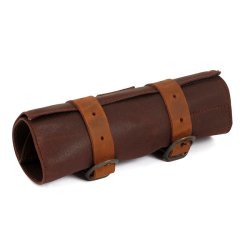 Long Ride Brun - Tool Roll i Vokset Bomuld  Marron Brun