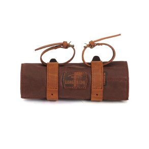 Long Ride Brun - Tool Roll i Vokset Bomuld  Marron Brun