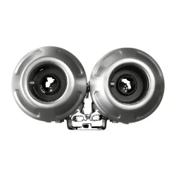 LeoVince GP Duals Slip-On Sort Rustfri Stl SV 650 (16-24)