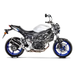 LeoVince GP Duals Slip-On Sort Rustfri Stl SV 650 (16-24)