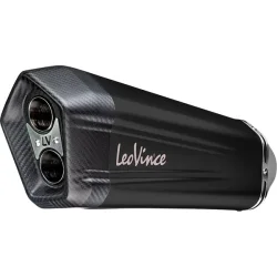 LeoVince LV-12 Slip-On Sort Rustfri Stl CRF-1100 (23->)