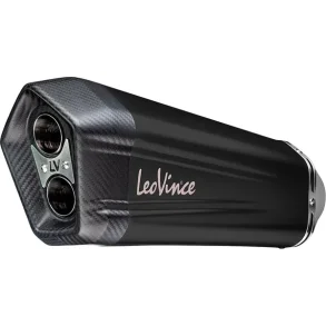 LeoVince LV-12 Slip-On Sort Rustfri Stl CRF-1100 (23->)